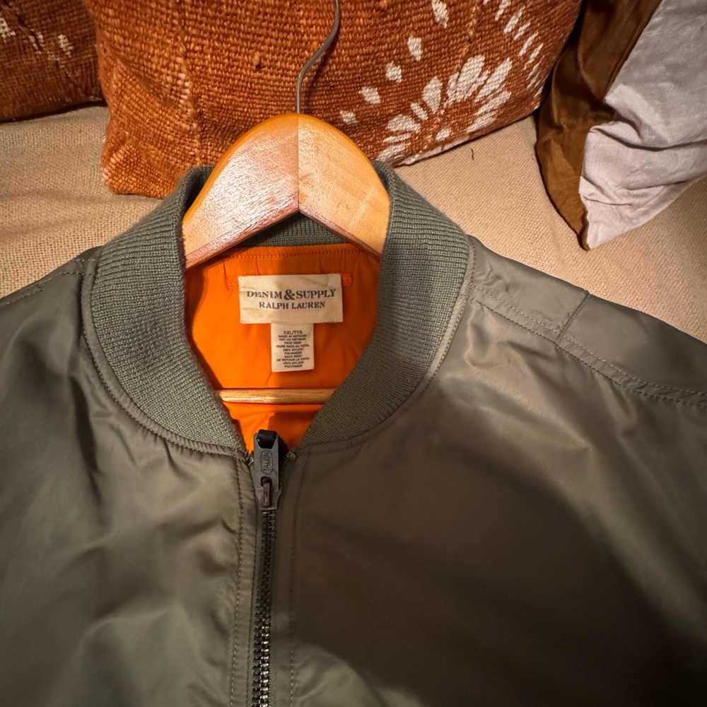 Ralph Lauren Men's Olive Bomber Jacket